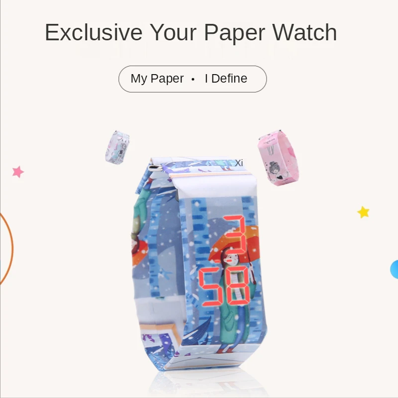 Fashionable Wristband Paper Watch LED Clock Multi-style Creative DuPont Paper Strap Digital Watches Sports Waterproof Watch
Fashionable Wristband Paper Watch LED Clock Multi-style Creative DuPont Paper Strap Digital Watches Sports Waterproof Watch