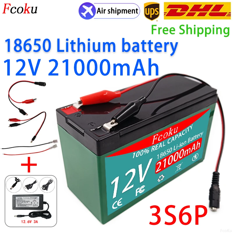 Новый литиевый аккумулятор 3S6P 18650 12 В 21000 мАч, для электролодок, фотовспышки, инвертора, солнечных панелей и т. д., сменный литий-ионный аккумулятор
Новый литиевый аккумулятор 3S6P 18650 12 В 21000 мАч, для электролодок, фотовспышки, инвертора, солнечных панелей и т. д., сменный литий-ионный аккумулятор