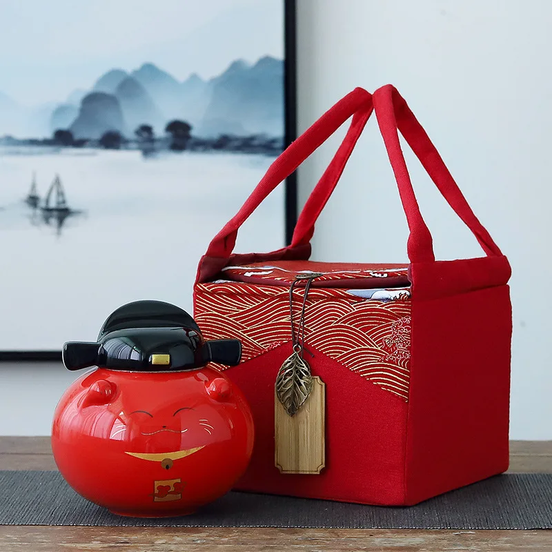 Керамическая герметичная банка для хранения Lucky Cat, чайные банка, контейнер для сахара и кофе, контейнер для чая, чайный пакетик, коробка для ...
Керамическая герметичная банка для хранения Lucky Cat, чайные банка, контейнер для сахара и кофе, контейнер для чая, чайный пакетик, коробка для ...