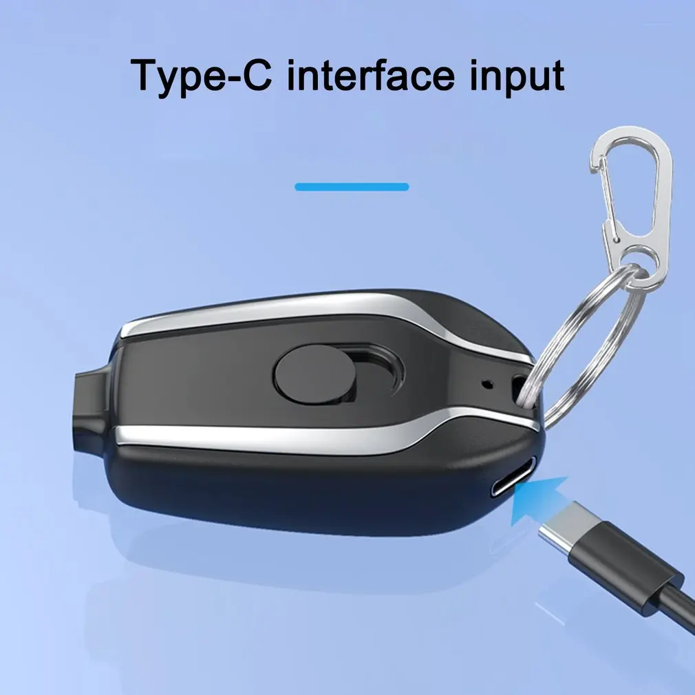 Power Banks Portable Type-C Keychain Backup Battery Emergency Power Supply Mini Keychains Compact Key Chain
Power Banks Portable Type-C Keychain Backup Battery Emergency Power Supply Mini Keychains Compact Key Chain