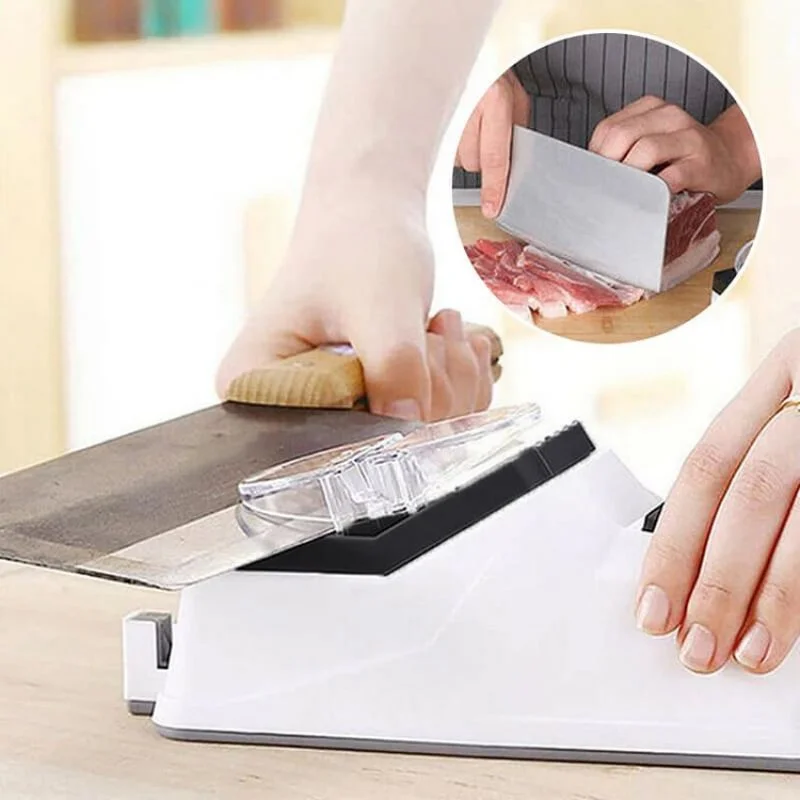 Electric Knife Sharpener Home Electric Fast Knife Sharpener USB Rechargeable Grit 600/1000# Diamond Keenness Sharpening Stone
Electric Knife Sharpener Home Electric Fast Knife Sharpener USB Rechargeable Grit 600/1000# Diamond Keenness Sharpening Stone