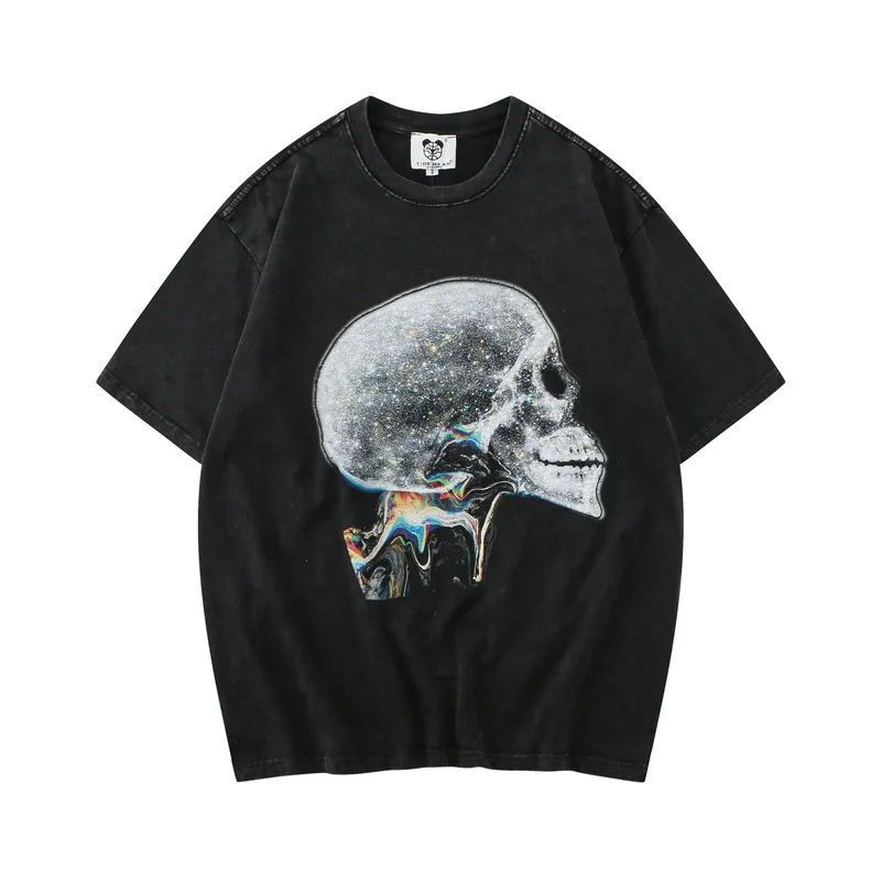 Crystal Skull Washed Old T-Shirt for Men High Street Dark Hip Hop Streetwear Casual Half Sleeve Men's Clothes Y2k Unisex Tops
Crystal Skull Washed Old T-Shirt for Men High Street Dark Hip Hop Streetwear Casual Half Sleeve Men's Clothes Y2k Unisex Tops