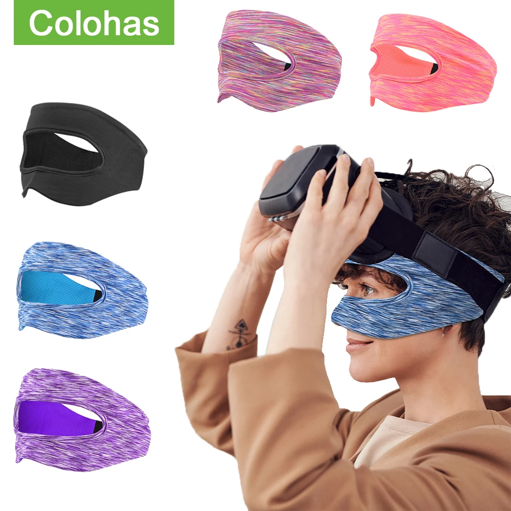 

Eye Mask For Meta Oculus Quest 2 Accessories VR Glasses Cover Breathable Sweat Band Virtual Reality Headset For Quest 2 HTC Vive