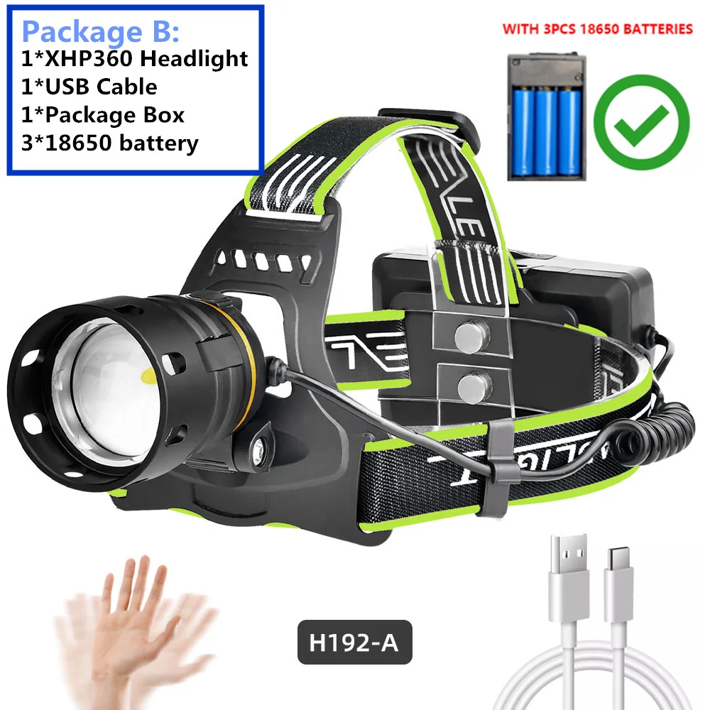 Налобный фонарь KENSUN XHP360 
Налобный фонарь KENSUN XHP360