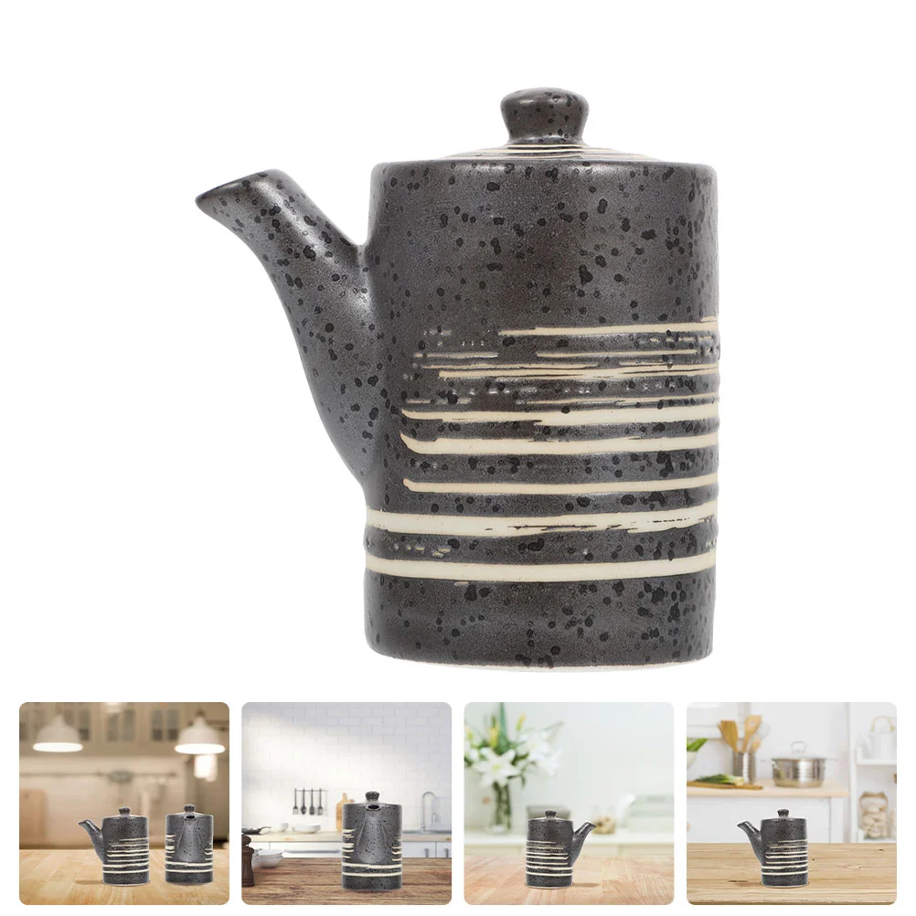 Soy Sauce Can Bottle Dispenser Vinegar Pot Pottery Vinegar Dispenser Soy Sauce Pot Cooking Oil Container
Soy Sauce Can Bottle Dispenser Vinegar Pot Pottery Vinegar Dispenser Soy Sauce Pot Cooking Oil Container