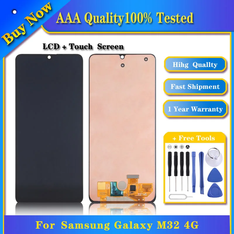 100% протестированный оригинальный Super AMOLED ЖК-экран для Samsung Galaxy M32 4G SM-M325F с дигитайзером в полной сборке
100% протестированный оригинальный Super AMOLED ЖК-экран для Samsung Galaxy M32 4G SM-M325F с дигитайзером в полной сборке