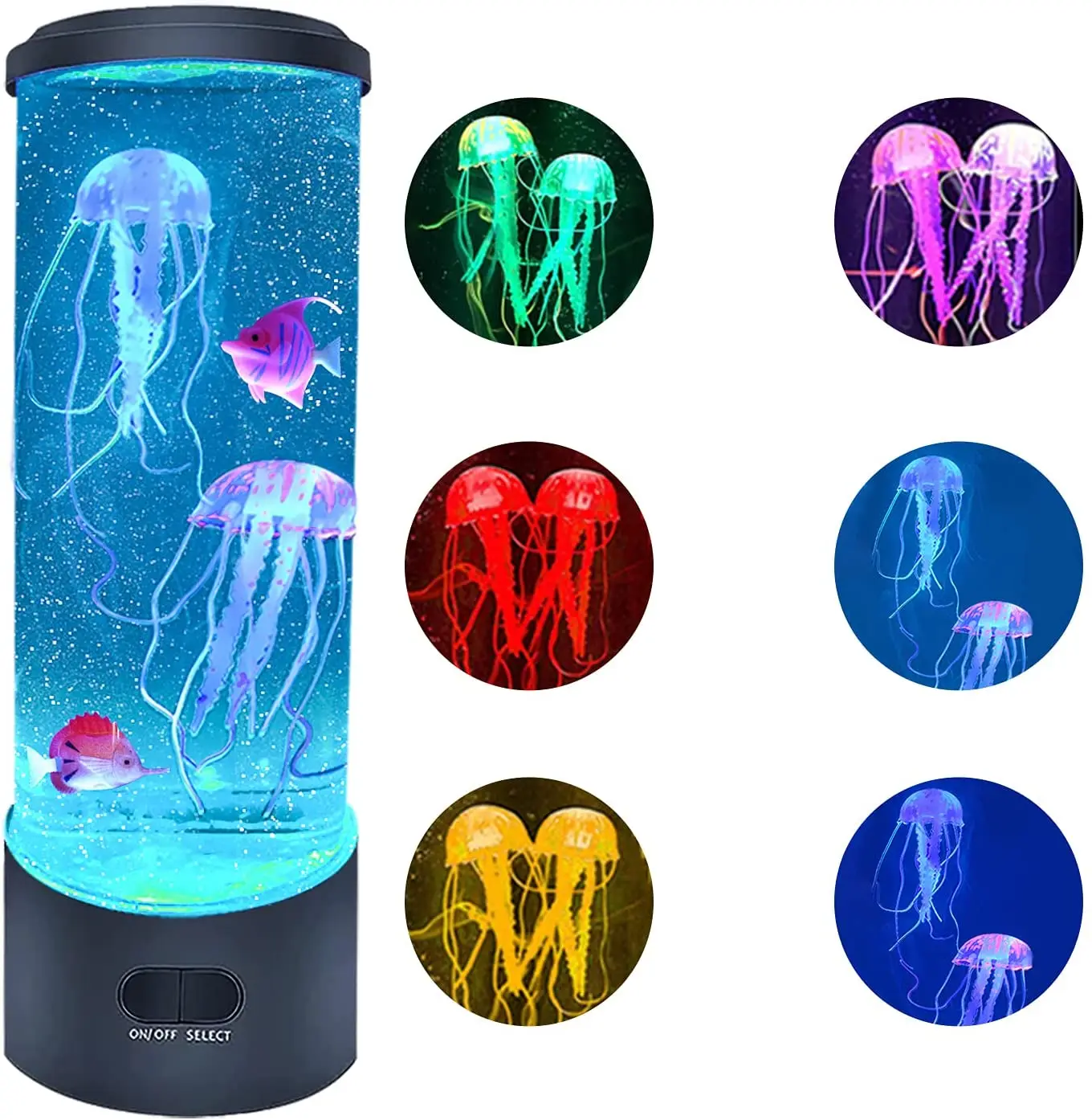 Juhenon Jellyfish Lamp with Fish, Jellyfish Lava Lamp for Adults, Jellyfish Tank Table Lamp, Color Changing Jellyfish Aquarium,
Juhenon Jellyfish Lamp with Fish, Jellyfish Lava Lamp for Adults, Jellyfish Tank Table Lamp, Color Changing Jellyfish Aquarium,