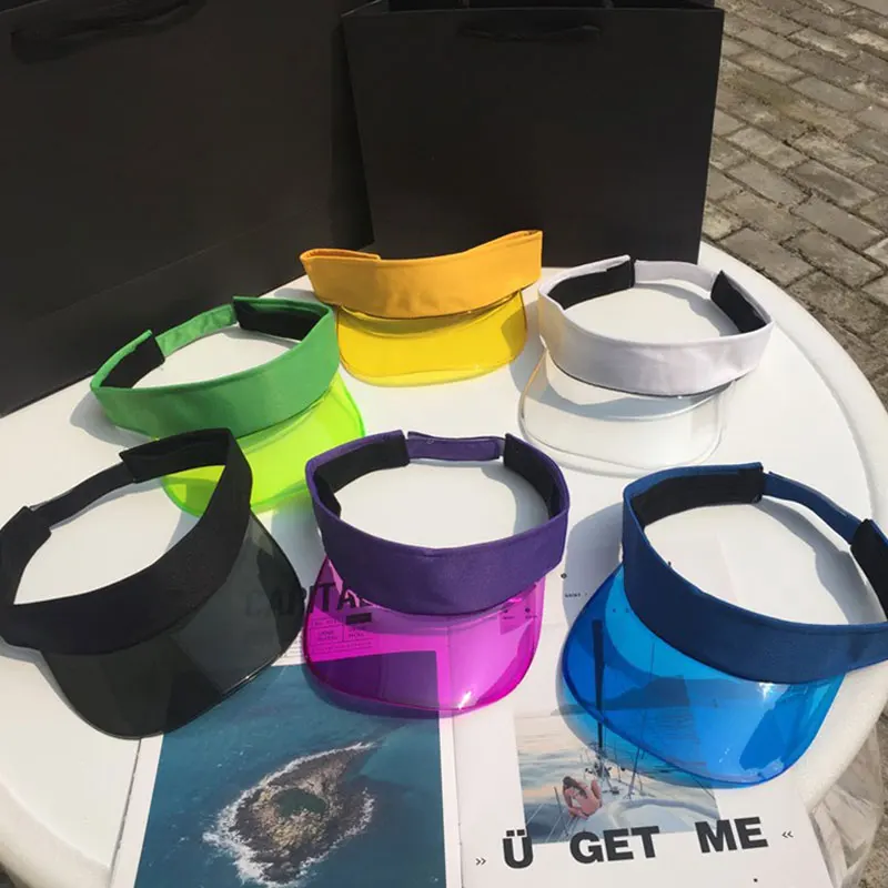 Summer Women Transparent Sun Hat Hip Hop Empty Top Hat Party Sport Visor Hat Golf Tennis Cap Men UV Protection Beach Cap 
Summer Women Transparent Sun Hat Hip Hop Empty Top Hat Party Sport Visor Hat Golf Tennis Cap Men UV Protection Beach Cap
