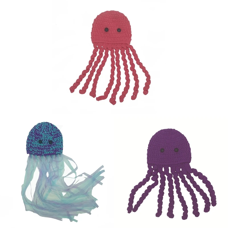 Newborn Photography Posing Props Cute Octopus Animal Beanies Crochet Knitted Hat Baby Infants Photo Shooting
Newborn Photography Posing Props Cute Octopus Animal Beanies Crochet Knitted Hat Baby Infants Photo Shooting