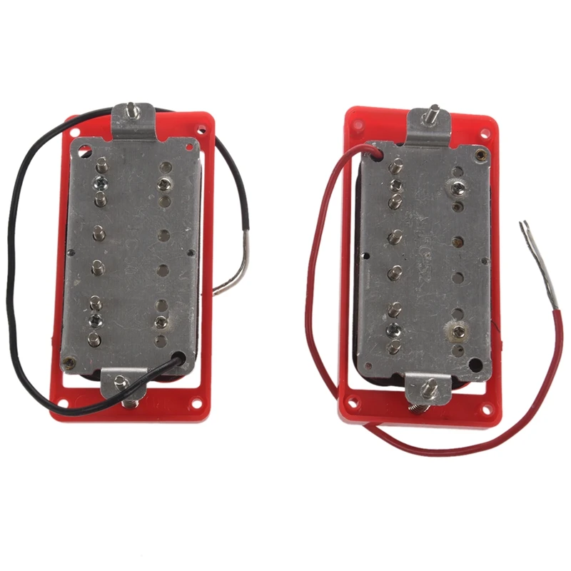 1 Set Of 2Pcs Red & Black Humbucker Double Coil Pickups Neck Bridge For Lp Electric Guitar Pickups
1 Set Of 2Pcs Red & Black Humbucker Double Coil Pickups Neck Bridge For Lp Electric Guitar Pickups