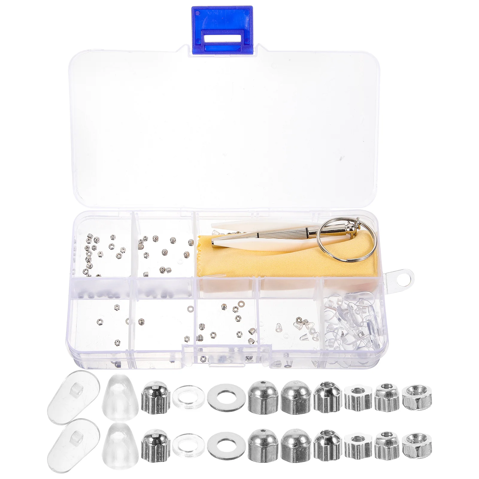 Glasses Parts Eyeglass Nuts Assorted Supplies Tools Repair Kit Sunglasses Frame Metal
Glasses Parts Eyeglass Nuts Assorted Supplies Tools Repair Kit Sunglasses Frame Metal