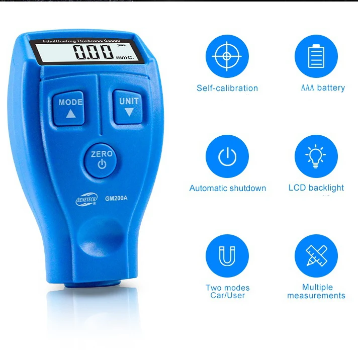 Portable Mini Coating Thickness Gauge Digital Automotive Coating Car Film Painting Iron Varnish Thickness 0-1.80mm Width Meter
Portable Mini Coating Thickness Gauge Digital Automotive Coating Car Film Painting Iron Varnish Thickness 0-1.80mm Width Meter