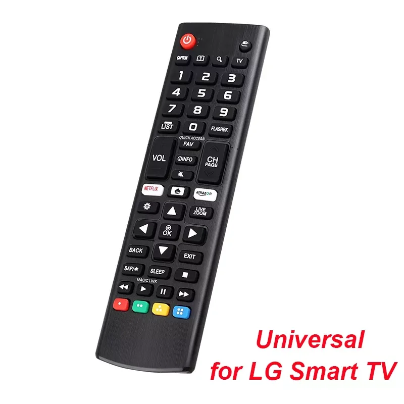 Universal Remote Control for LG Smart TV Remote Control All Models LCD LED 3D HDTV Smart TVs AKB75095307 AKB75375604 AKB74915305
Universal Remote Control for LG Smart TV Remote Control All Models LCD LED 3D HDTV Smart TVs AKB75095307 AKB75375604 AKB74915305