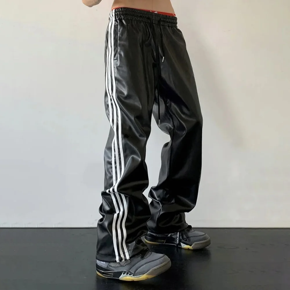 2023 New Men's Spring Autumn Loose Straight Casual Mopping Sense Wide-leg Sports Pants High Street Style Leather Pants
2023 New Men's Spring Autumn Loose Straight Casual Mopping Sense Wide-leg Sports Pants High Street Style Leather Pants