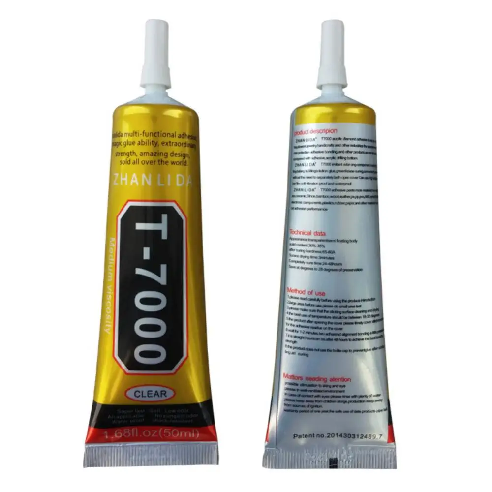 T7000 Strong Adhesive Glue LCD Display Frame Glue Phone Screen Bonding Glass Frame Repair Glue With Precision Applicator Tip
T7000 Strong Adhesive Glue LCD Display Frame Glue Phone Screen Bonding Glass Frame Repair Glue With Precision Applicator Tip