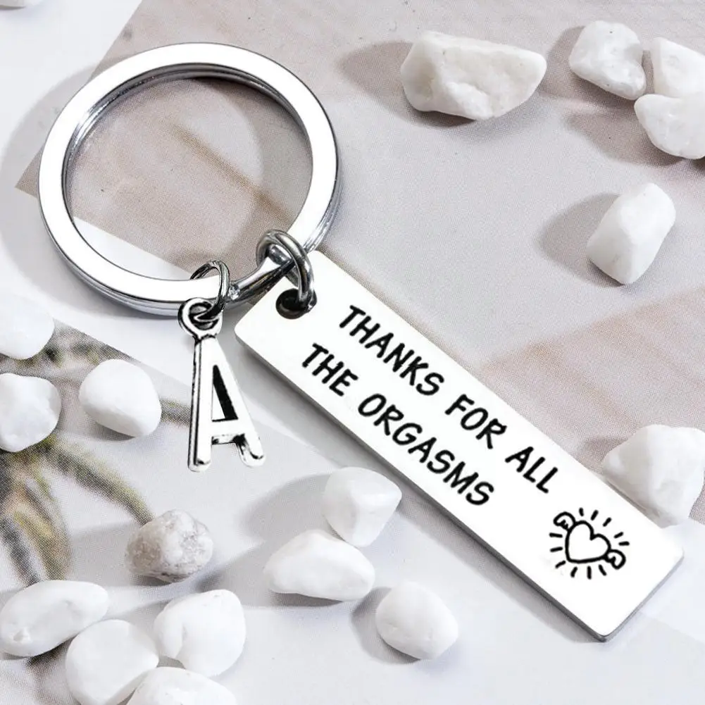 Funny Keyring Engraved Thank For All The Orgasms Women Men Charm Couple Key Ring A-Z Letter Keychain Jewelry Gifts For Her O1E5
Funny Keyring Engraved Thank For All The Orgasms Women Men Charm Couple Key Ring A-Z Letter Keychain Jewelry Gifts For Her O1E5