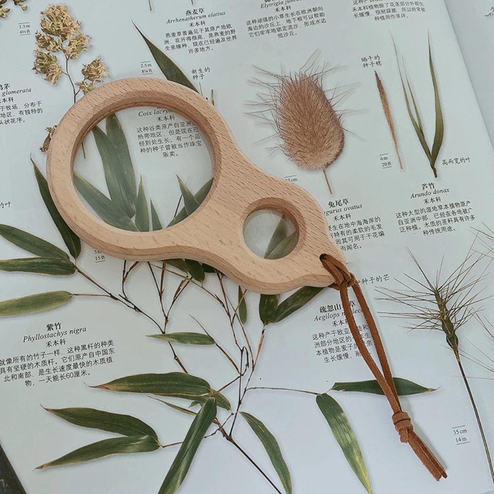 Magnifying Glass for Kids Wooden Mini Handheld Magnifier with Lanyard Hand Lens for Students Outdoor Science Observation
Magnifying Glass for Kids Wooden Mini Handheld Magnifier with Lanyard Hand Lens for Students Outdoor Science Observation