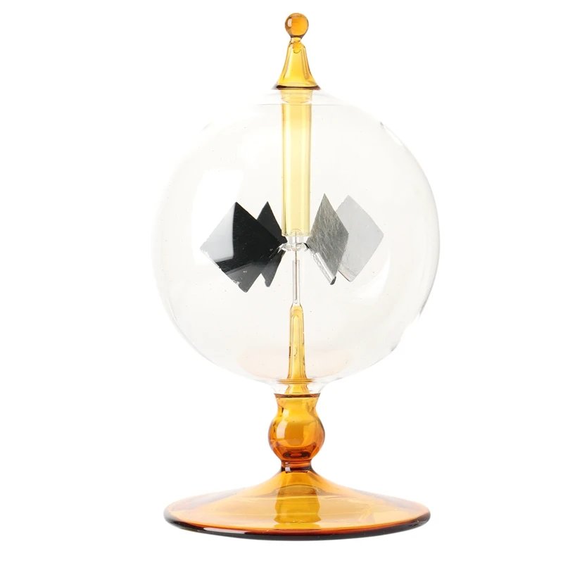 Solar Power Radiometer Crookes Solar Energy Spinning Vanes Windmill Gift Home Desk Decoration
Solar Power Radiometer Crookes Solar Energy Spinning Vanes Windmill Gift Home Desk Decoration
