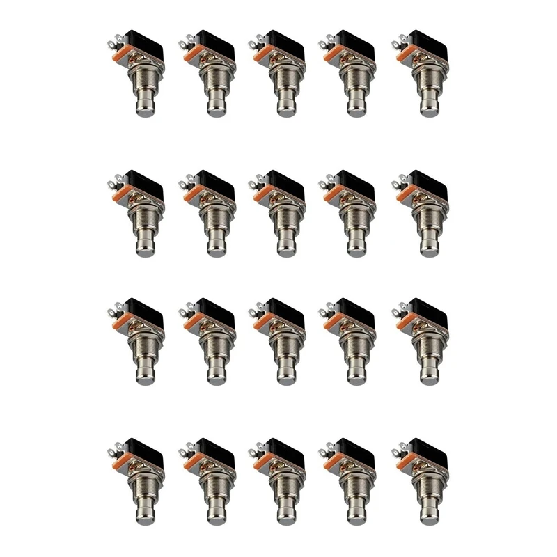 Guitar Effects Pedal Box Momentary SPST Button Stomp Foot Switch Push Button Pack Of 20
Guitar Effects Pedal Box Momentary SPST Button Stomp Foot Switch Push Button Pack Of 20