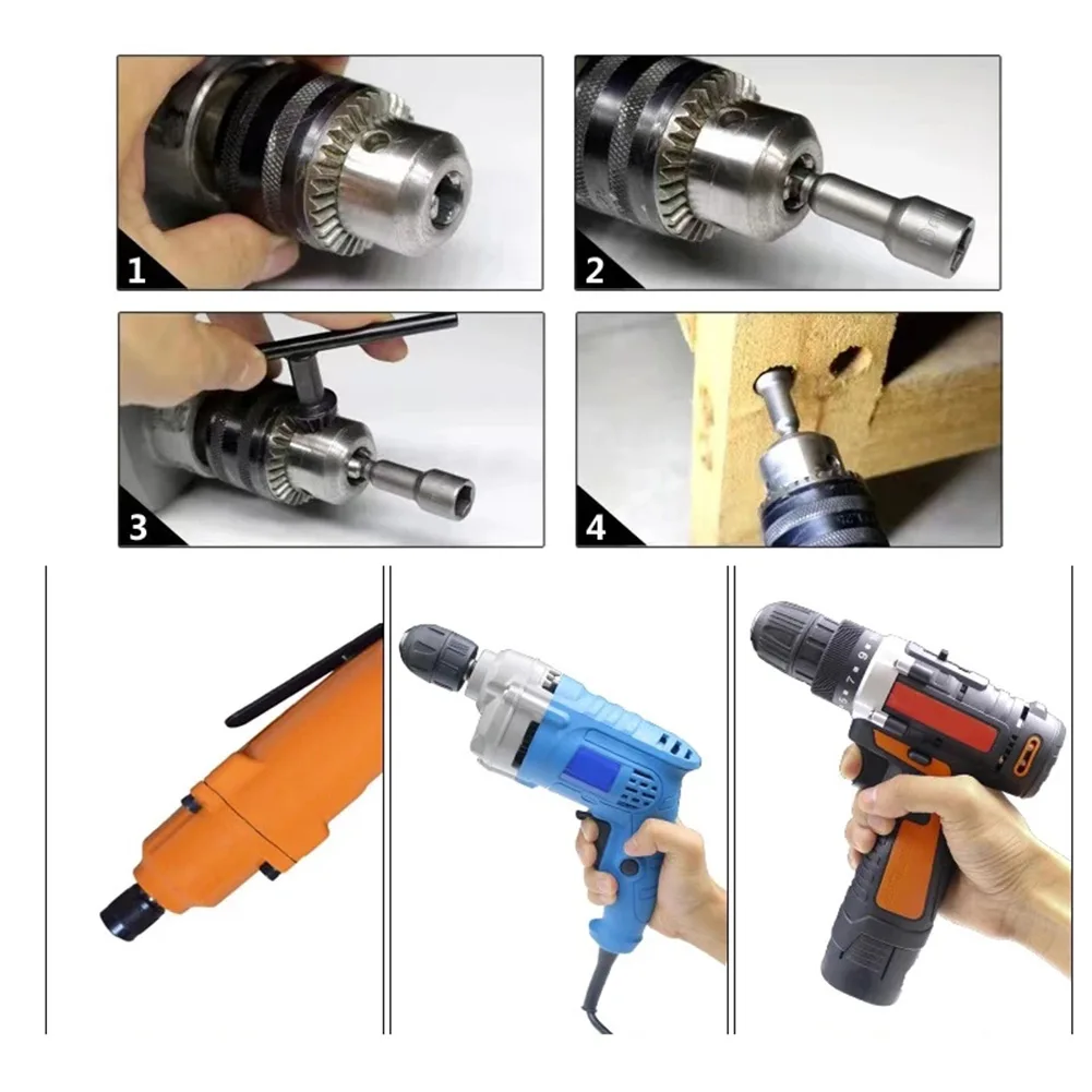 Power Tool Driller Long Hexagon Nut Driver Bit Socket Wrench Chrome Vanadium Steel Extension Sleeve In Home DIY Car Wood Machine
Power Tool Driller Long Hexagon Nut Driver Bit Socket Wrench Chrome Vanadium Steel Extension Sleeve In Home DIY Car Wood Machine