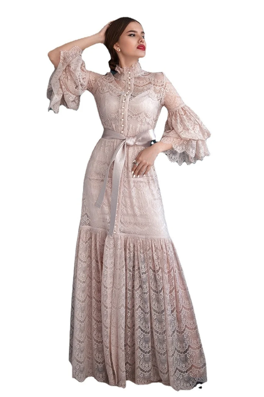 2023Elegant casual slim sexy dress, temperament commuter irregular solid lace dress elegant mid waist and waist pearl button dre
2023Elegant casual slim sexy dress, temperament commuter irregular solid lace dress elegant mid waist and waist pearl button dre