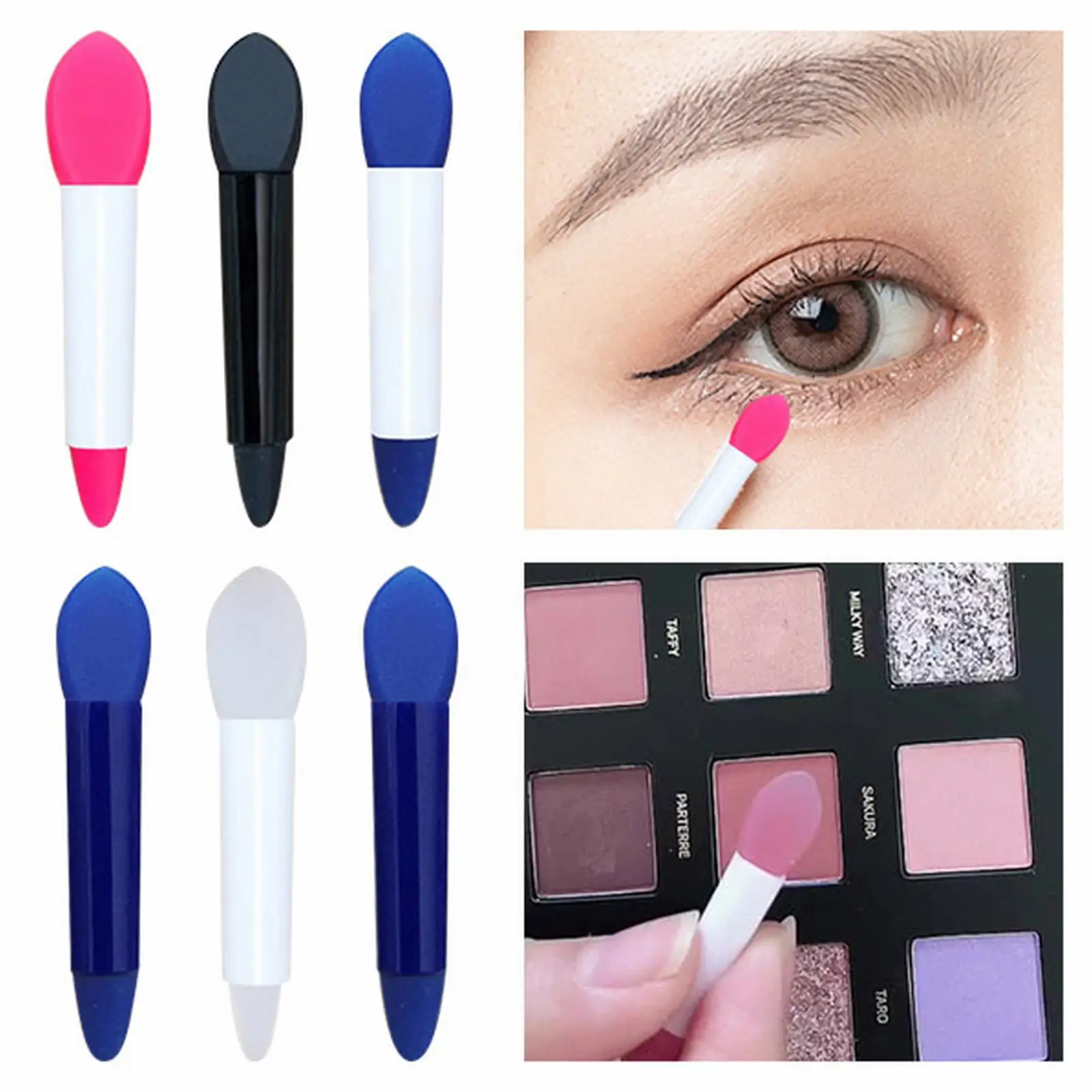 Silicone Lip Brush For Sequins Big Flash Double Head Eye Shadow Stick Silicone Lip Spoon Is Convenient To Use
Silicone Lip Brush For Sequins Big Flash Double Head Eye Shadow Stick Silicone Lip Spoon Is Convenient To Use