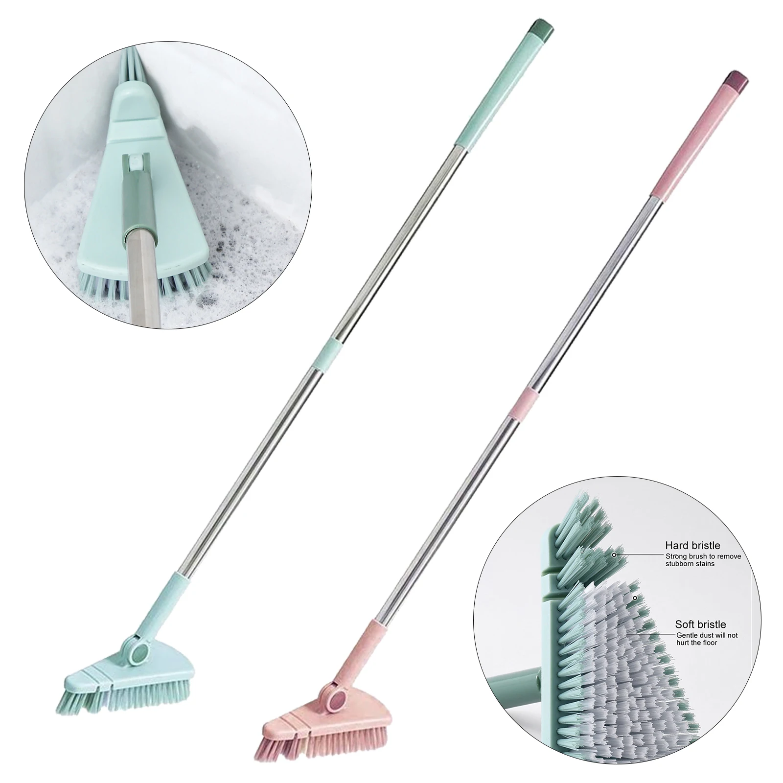 1 Pcs Bathroom Shower Brush Cleaning Tool, Long Handle Shower Brush, Cleaning Bathroom Triangular Floor Brush 400g/0.88lbs
1 Pcs Bathroom Shower Brush Cleaning Tool, Long Handle Shower Brush, Cleaning Bathroom Triangular Floor Brush 400g/0.88lbs