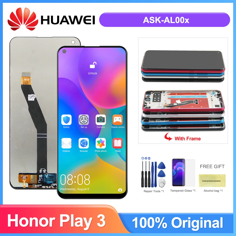 ЖК-дисплей 6,39 дюйма для Honor Play 3, сенсорный экран с дигитайзером и рамкой в сборе для Huawei Honor Play 3
ЖК-дисплей 6,39 дюйма для Honor Play 3, сенсорный экран с дигитайзером и рамкой в сборе для Huawei Honor Play 3