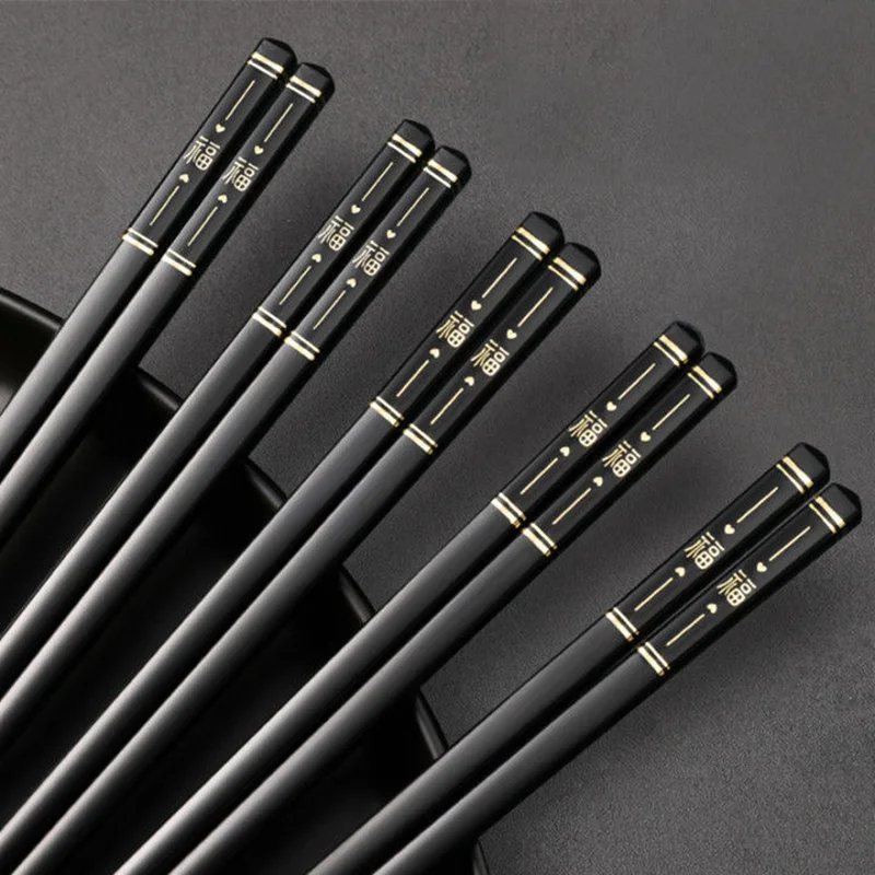 Chinese Chopsticks Reusable Chopsticks For Eating Sticks For Food Helper Alloy Household Anti Slip Mildew Proof Tableware Set
Chinese Chopsticks Reusable Chopsticks For Eating Sticks For Food Helper Alloy Household Anti Slip Mildew Proof Tableware Set