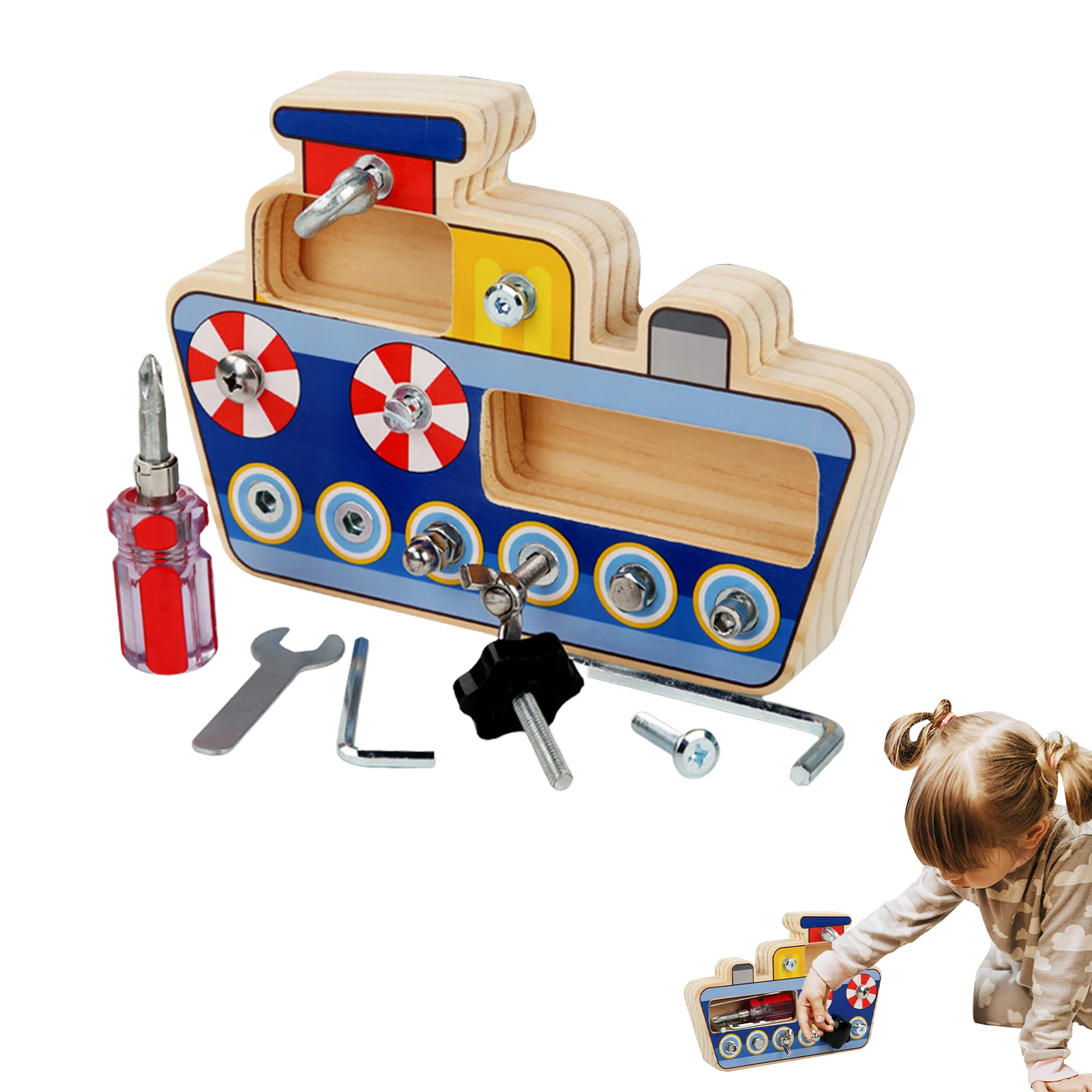 Montessori Screwdriver Board Set Sensor Educational Busy Ship Screwdriver Kids Busy Ship Screw Driver Board Kit Toddler Basic
Montessori Screwdriver Board Set Sensor Educational Busy Ship Screwdriver Kids Busy Ship Screw Driver Board Kit Toddler Basic