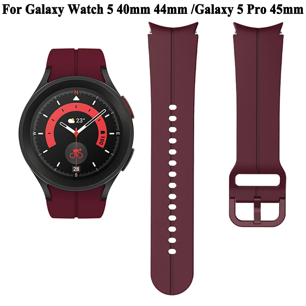 Bands For Samsung Galaxy Watch 5 Pro 45mm 4 Classic 46 42mm Accessories Silicone Sport Bracelet Galaxy Watch 4 5 44mm 40mm Strap
Bands For Samsung Galaxy Watch 5 Pro 45mm 4 Classic 46 42mm Accessories Silicone Sport Bracelet Galaxy Watch 4 5 44mm 40mm Strap