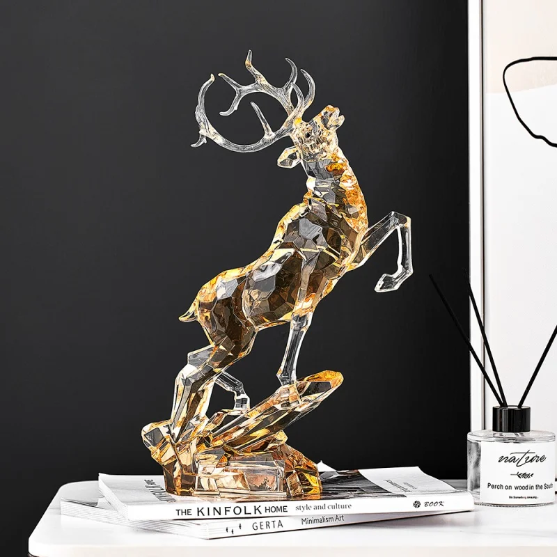 Nordic Home Decoration Transparent Acrylic Animal Statue Living Room TV Cabinet Creative Animal Sculpture Modern Craft Gift
Nordic Home Decoration Transparent Acrylic Animal Statue Living Room TV Cabinet Creative Animal Sculpture Modern Craft Gift