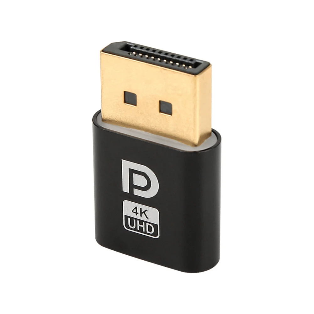 4K Displayport Dummy Plug DP Display Adapter EDID Headless Ghost Emulator Desktop Accessories for PC Graphics Video Card
4K Displayport Dummy Plug DP Display Adapter EDID Headless Ghost Emulator Desktop Accessories for PC Graphics Video Card