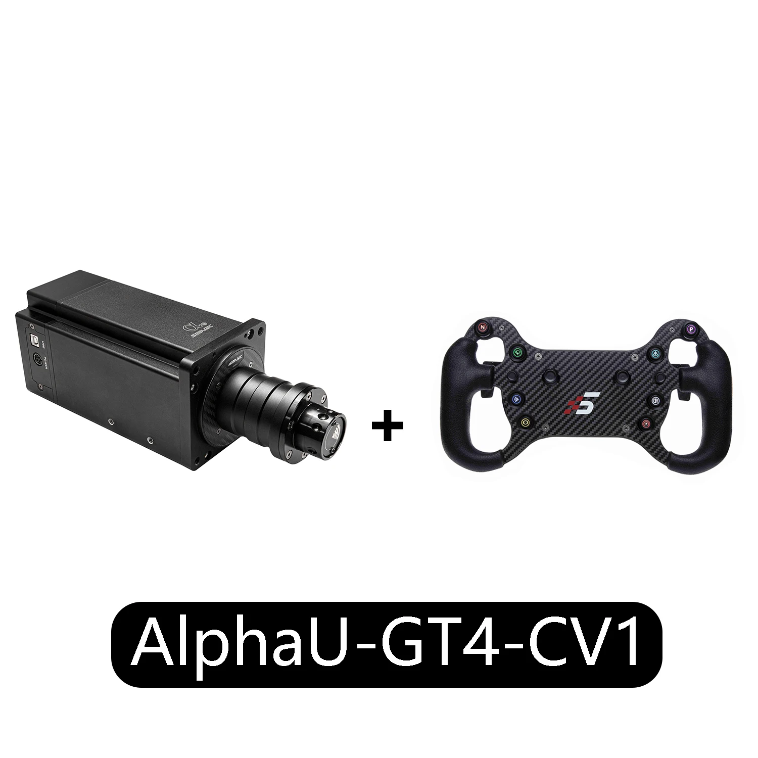 Simagic AlphaU Base 23NM +GT4 Wheel for Direct Drive Steering Wheel Servo Racing Game Simulator
Simagic AlphaU Base 23NM +GT4 Wheel for Direct Drive Steering Wheel Servo Racing Game Simulator