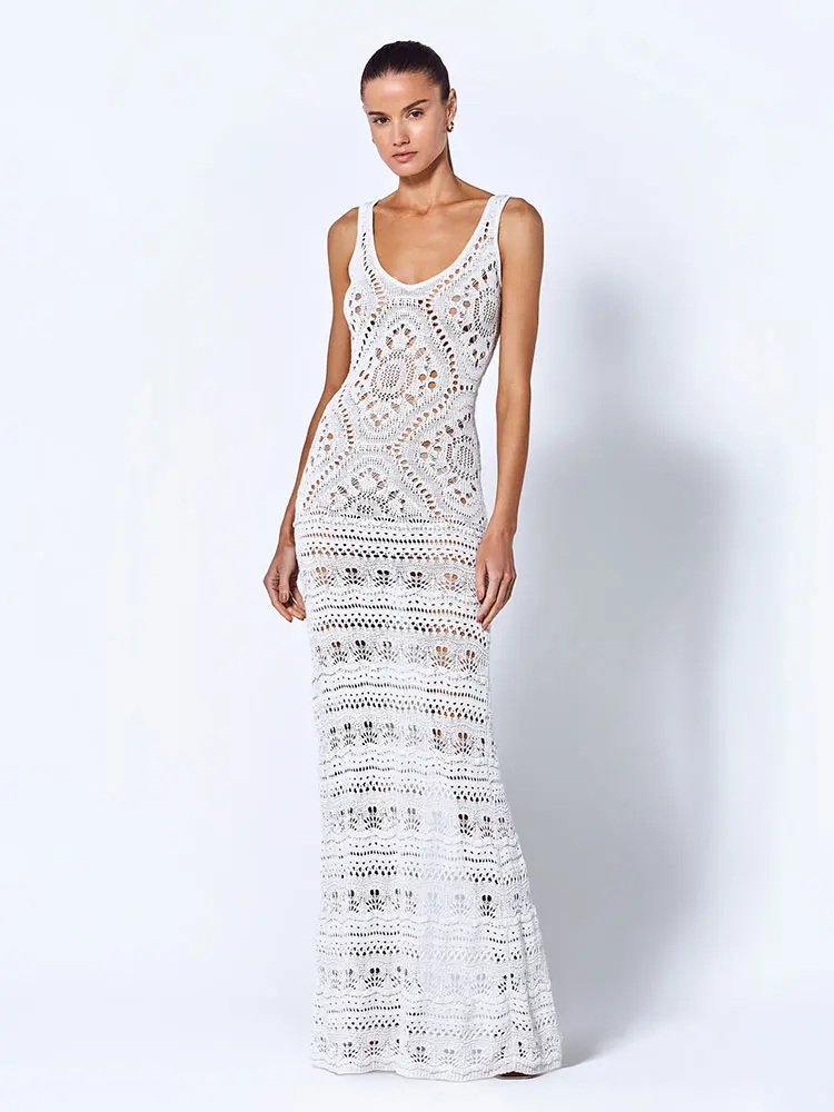 Sexy Party Hollow Out V-Neck Knitted Beach Skirt Women Slit Maxi Dress Beach Blouse Tunic Crochet Top Beachwear Cover Up A1776
Sexy Party Hollow Out V-Neck Knitted Beach Skirt Women Slit Maxi Dress Beach Blouse Tunic Crochet Top Beachwear Cover Up A1776