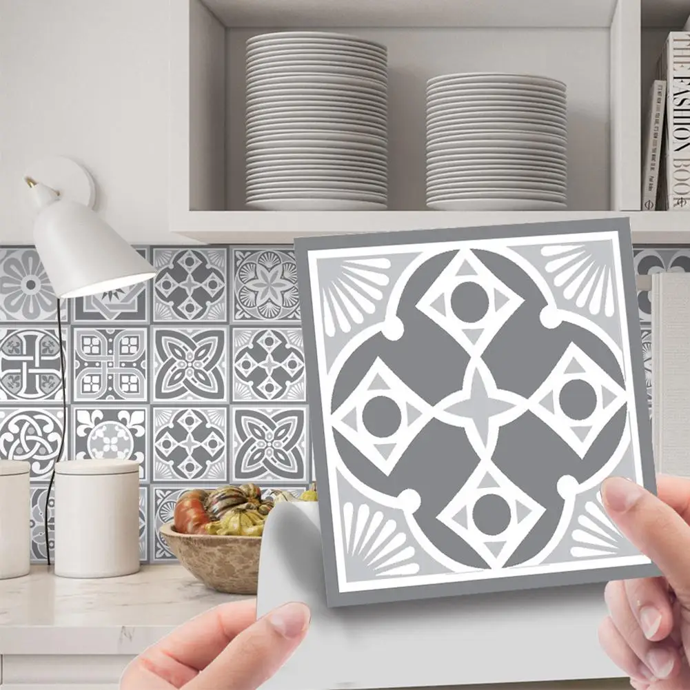24pcs Vintage Wall Stickers Waterproof Self-adhesive Vinyl Tile Stickers Home Kitchen Bathroom Wall Decals for Home Decor
24pcs Vintage Wall Stickers Waterproof Self-adhesive Vinyl Tile Stickers Home Kitchen Bathroom Wall Decals for Home Decor