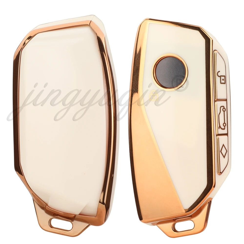 Jingyuqin чехол для автомобильного ключа из ТПУ, брелок для BMW i7 X7 G07 LCI iX I20 X1 U11 7 серии G70 G09 XM U06 G81 M3 2023, защитная защита без ключа
Jingyuqin чехол для автомобильного ключа из ТПУ, брелок для BMW i7 X7 G07 LCI iX I20 X1 U11 7 серии G70 G09 XM U06 G81 M3 2023, защитная защита без ключа