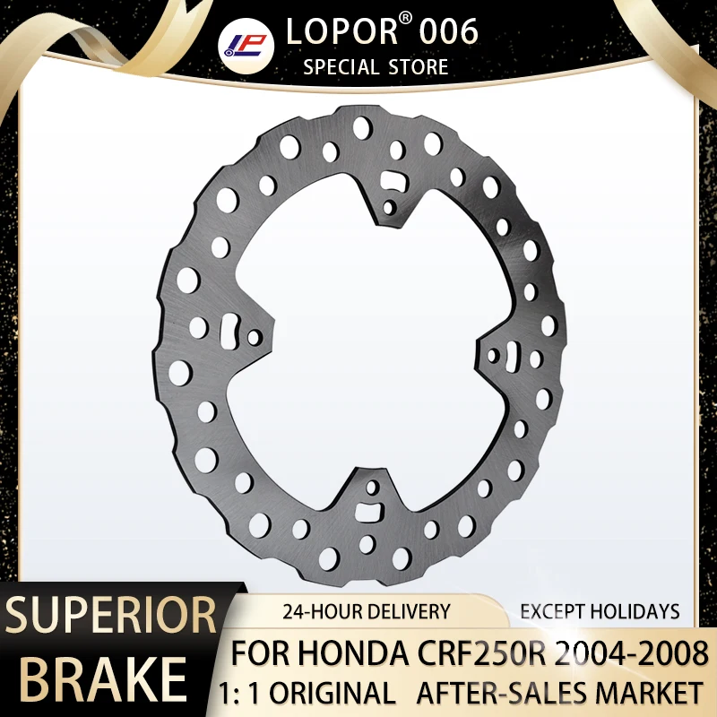 LOPOR 240MM Motorcycle Rear Brake Disc Rotor For Honda CRF 250R 2004-2017 CRF 250 R CRF250 R 250R
LOPOR 240MM Motorcycle Rear Brake Disc Rotor For Honda CRF 250R 2004-2017 CRF 250 R CRF250 R 250R
