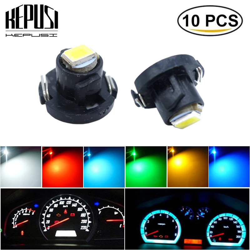 10pcs T3 T4.2 T4.7 Led Bulbs Car Instrument Panel Lamp Auto Dashboard Warming Indicator Light White Blue Red Yellow Green Pink
10pcs T3 T4.2 T4.7 Led Bulbs Car Instrument Panel Lamp Auto Dashboard Warming Indicator Light White Blue Red Yellow Green Pink