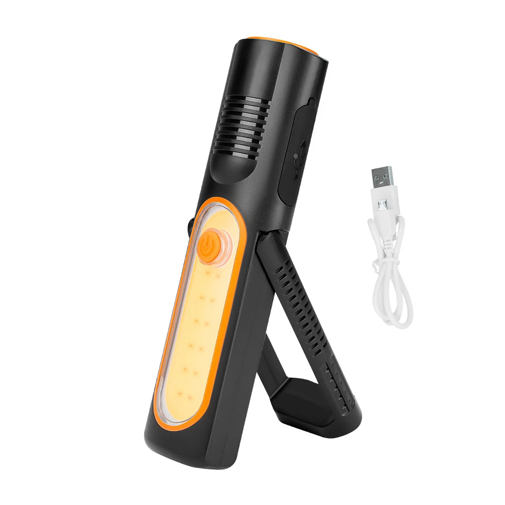 LED USB Rechargeable Work Light Flashlight Rotated Lights 180 Degrees Handheld Torch Outdoor Emergency Hiking Blue
LED USB Rechargeable Work Light Flashlight Rotated Lights 180 Degrees Handheld Torch Outdoor Emergency Hiking Blue