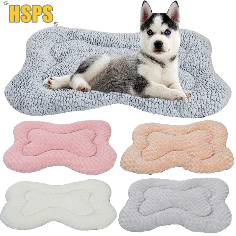 

Plush Dog Bed Mat Cat Beds for Small Medium Large Dogs Removable for Cleaning Puppy Cushion Super Soft Claming Dog Beds Pet Bed