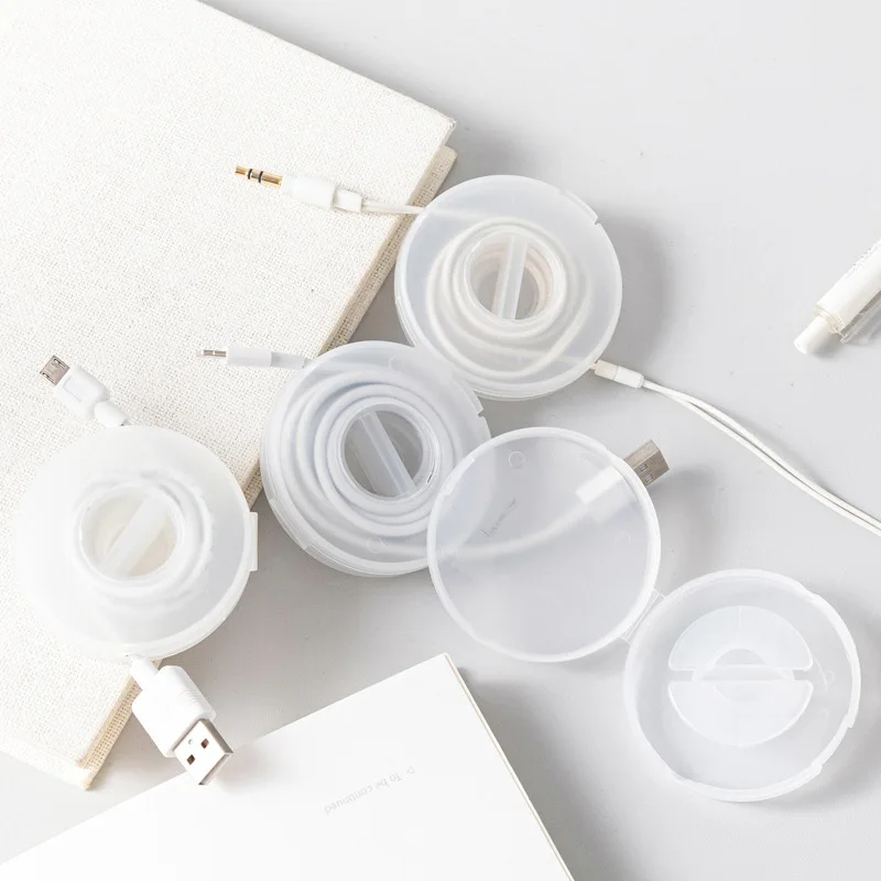 Cable Organizer Round Wire Winder Box Portable Data Cable Storage Case Cable Container USB Charger Holder Wire Management Box
Cable Organizer Round Wire Winder Box Portable Data Cable Storage Case Cable Container USB Charger Holder Wire Management Box