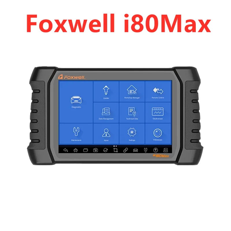 2022 Newly Foxwell i80Max Android Tablet Full System Bi-Directional ECU Coding Universal OBD2 Diagnostic Scanner
2022 Newly Foxwell i80Max Android Tablet Full System Bi-Directional ECU Coding Universal OBD2 Diagnostic Scanner