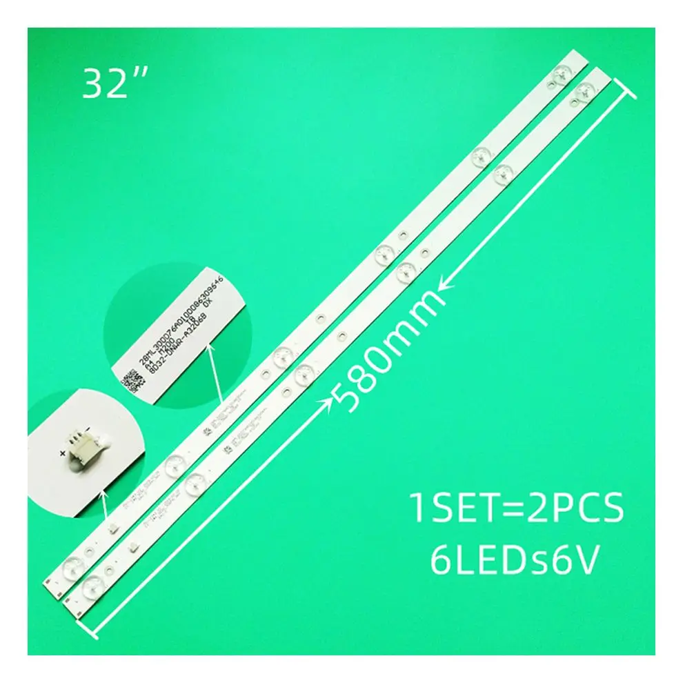 Светодиодная подсветка для Polarline 32PL11TC 32LTV2002 JL.D32061330-081AS-M E348124 MS-L1343 V2 L2202 L1074 V2, 30 шт./партия
Светодиодная подсветка для Polarline 32PL11TC 32LTV2002 JL.D32061330-081AS-M E348124 MS-L1343 V2 L2202 L1074 V2, 30 шт./партия