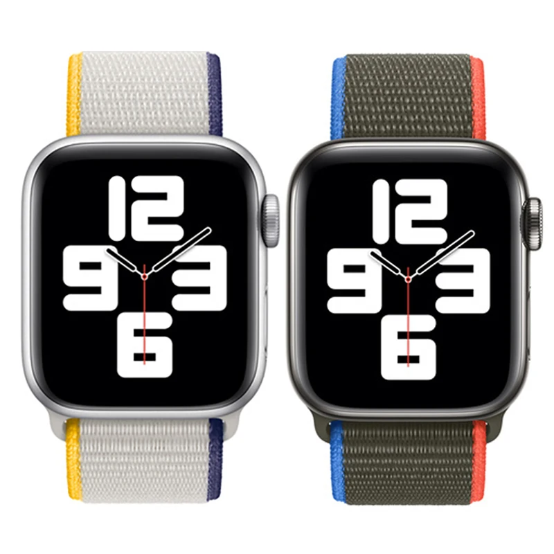 Nylon Loop Strap for apple watch band 45mm 41mm 44mm 40mm 38mm 42mm bracelet belt correa sport Watchband iWatch serie 4 5 6 se 7
Nylon Loop Strap for apple watch band 45mm 41mm 44mm 40mm 38mm 42mm bracelet belt correa sport Watchband iWatch serie 4 5 6 se 7