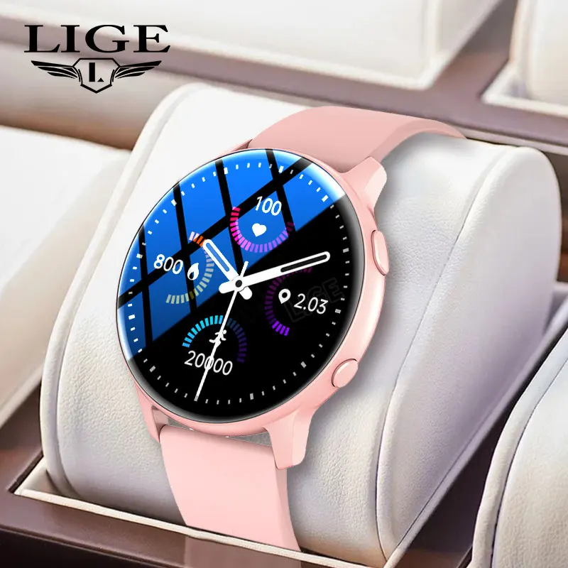 LIGE 2022 Smart Watch Ladies Full Touch Screen Sports Fitness Watch IP67 Waterproof Bluetooth For Android IOS Smart Watch Female
LIGE 2022 Smart Watch Ladies Full Touch Screen Sports Fitness Watch IP67 Waterproof Bluetooth For Android IOS Smart Watch Female