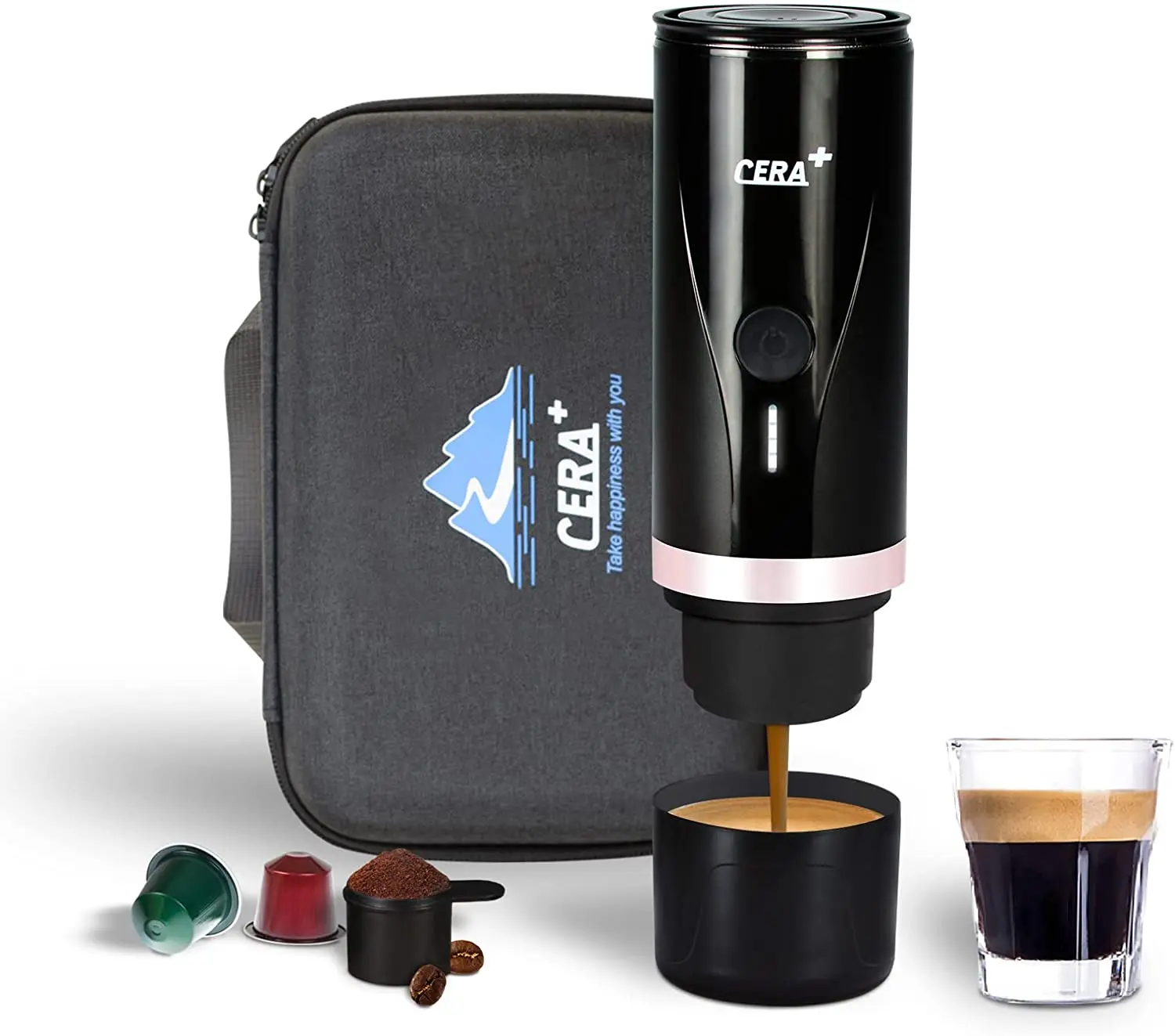 Espresso Coffee Car Machine Electric Travel Coffee Maker 12V Car Use Mini Portable Coffee Machine
Espresso Coffee Car Machine Electric Travel Coffee Maker 12V Car Use Mini Portable Coffee Machine
