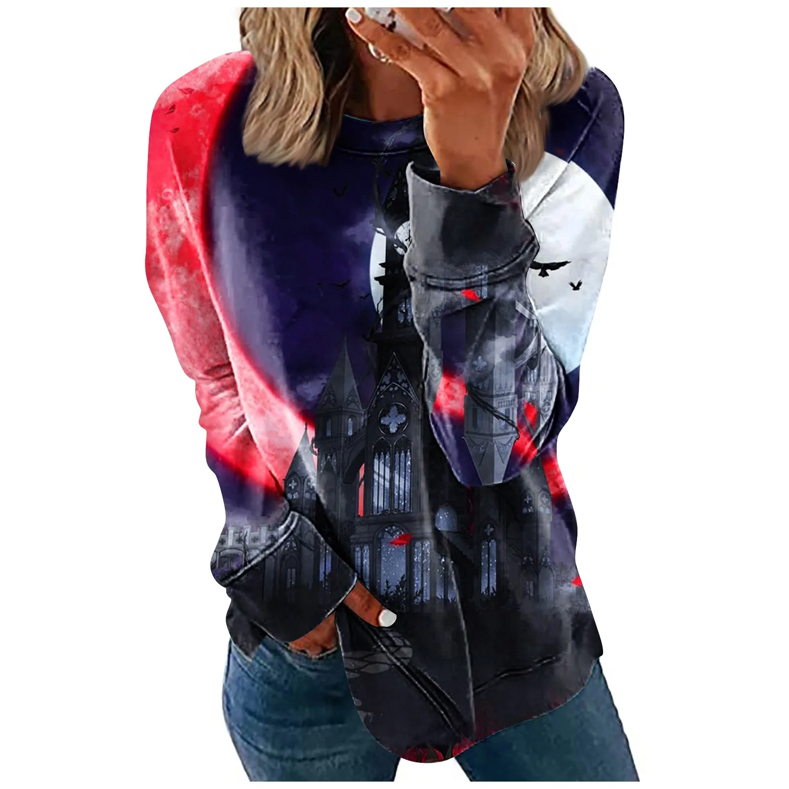 Top Y2k Elegant O-Neck Women Shirts Blouses Elegant Halloween Long Sleeves Women Shirts Free Shipping Y2k Japanese Streetwear
Top Y2k Elegant O-Neck Women Shirts Blouses Elegant Halloween Long Sleeves Women Shirts Free Shipping Y2k Japanese Streetwear