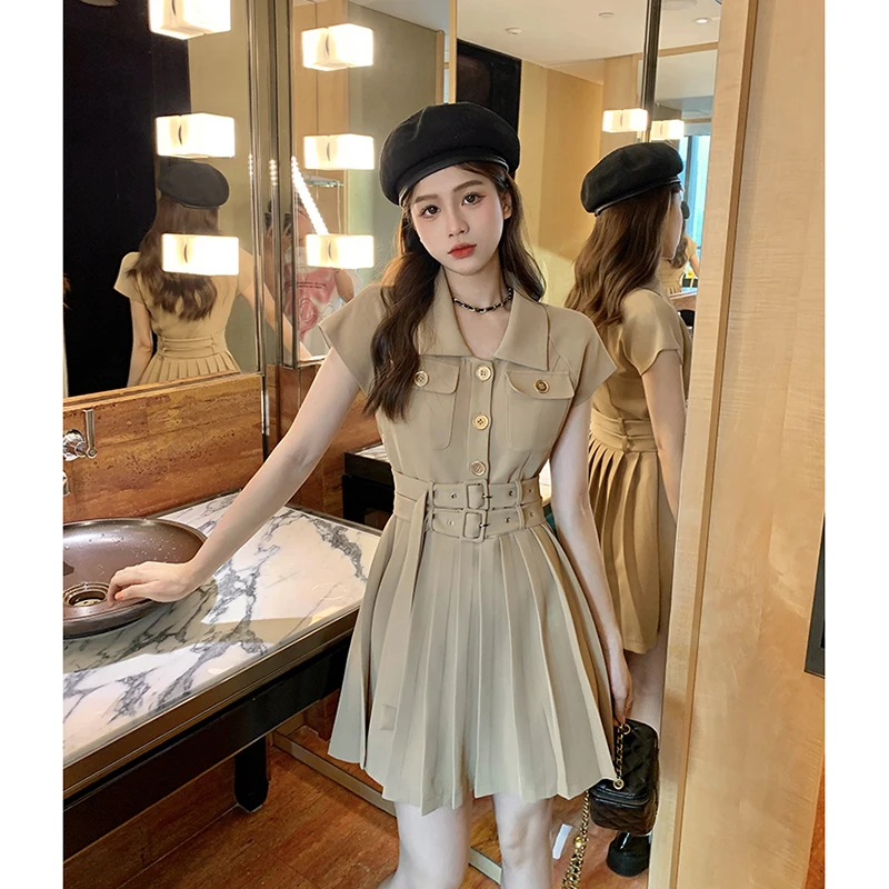 Temperament High Quality Suit Dress Women's Dress French Chic Beautiful Pleated Short Skirt Za Fashion Vestido Frock Clothes Y2k
Temperament High Quality Suit Dress Women's Dress French Chic Beautiful Pleated Short Skirt Za Fashion Vestido Frock Clothes Y2k