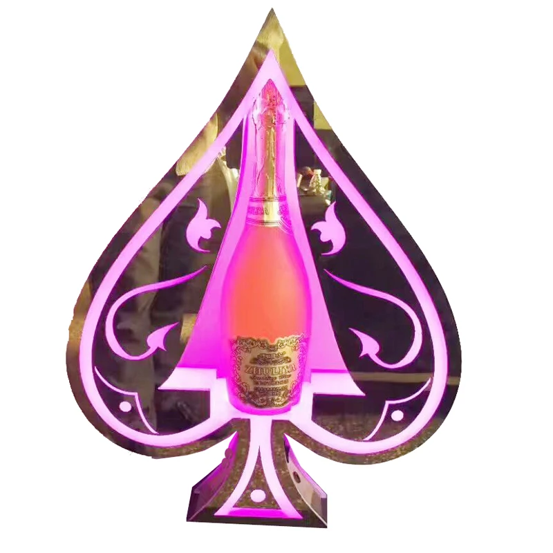 Champagne Bottle Presenter Glorifier Display Ace of Spades VIP Service Tray for Lounge Bar Night Club Party
Champagne Bottle Presenter Glorifier Display Ace of Spades VIP Service Tray for Lounge Bar Night Club Party